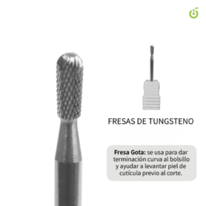 Fresa Tungsteno Gota Cherimoya