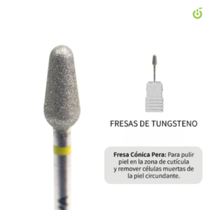 Fresa Tungsteno Conica Pera Cherimoya