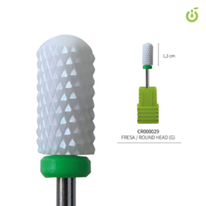 Fresa ceramica Round Head C Verde COLDROSE/CHERIMOYA