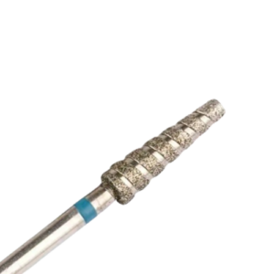 Fresa Diamantada Cono Cónico Tornado Azul