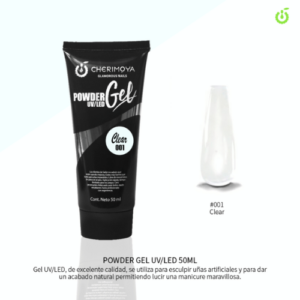 Polygel Powder Gel UV/LED 30G -01 Clear Cherimoya