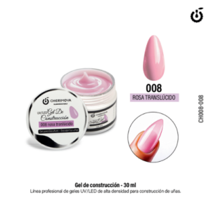 Gel de Construcción 30ml #008 Rosa Translúcido Cherimoya