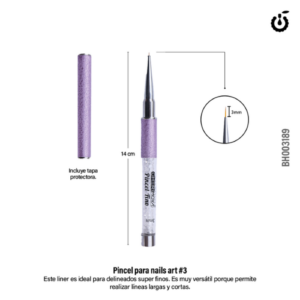 Pincel ProfesionaL Liner 3mm Cherimoya