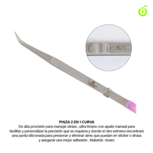 Pinza Curva 2 en 1 Cherimoya