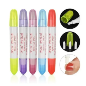 Lápiz Fibrón Corrector De Esmalte Quita Excedentes Uñas