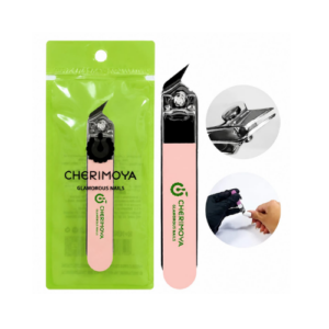 Corta Uñas con Borde Inclinado Mango Rosa Cherimoya