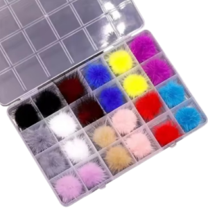 Pompom Imandado para Uñas x24pcs