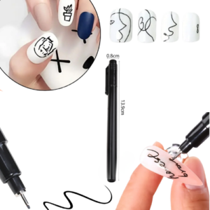 Fibra Negra para Dibujar Nail Art