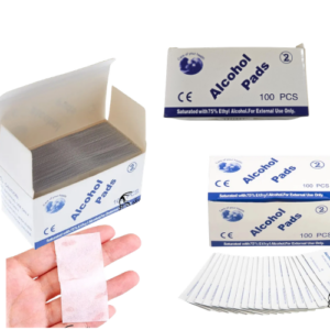 Alcohol Pads Mini Toallitas Individuales c/alcohol x100 sobres