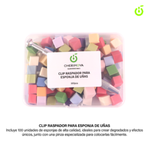 Esponjas con Pinza para Difuminar x100 Cherimoya