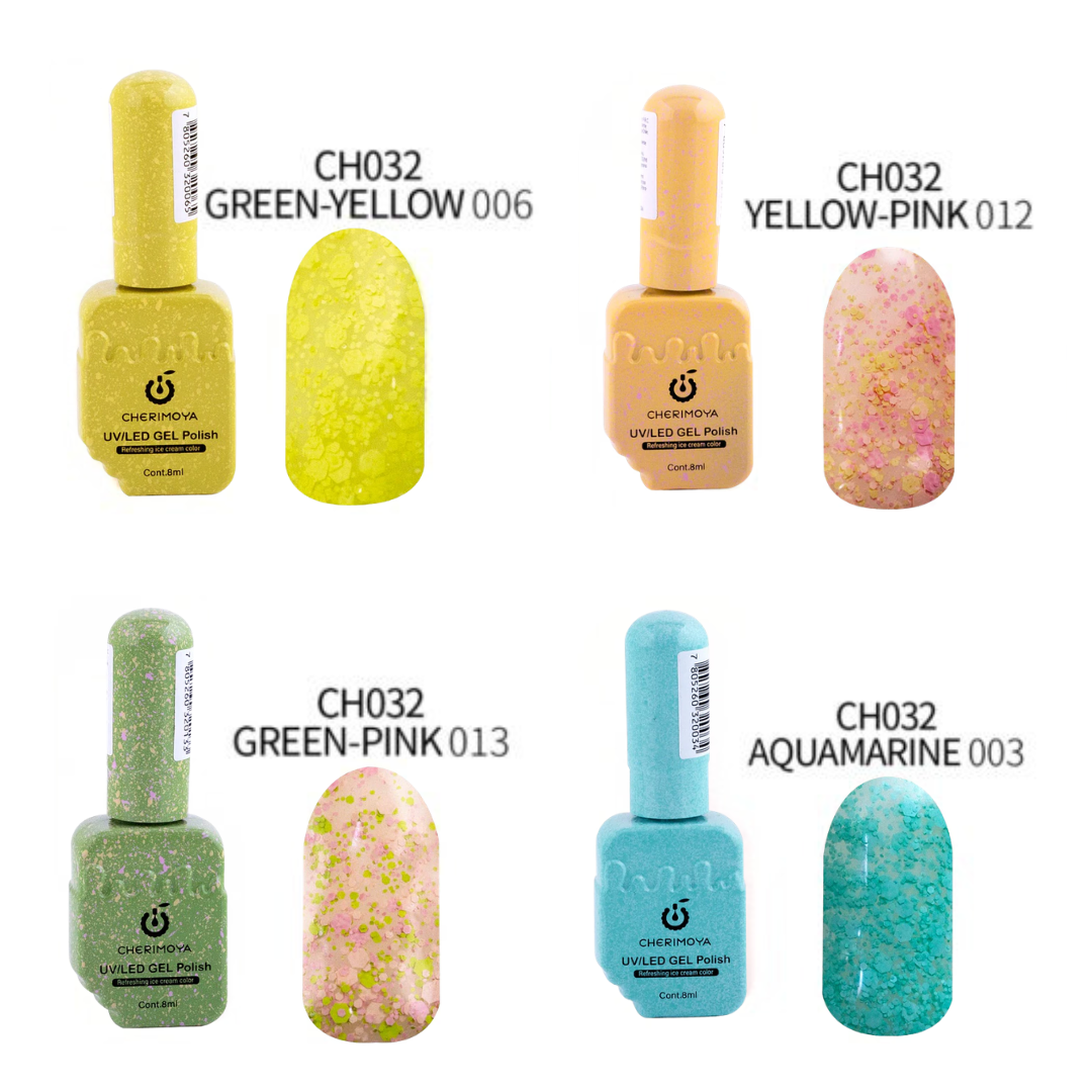 Esmalte Semipermanente Serie Ice Cream 8ml Cherimoya