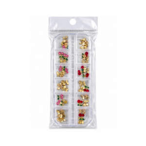 Dijes p/uñas Cerezas Strass