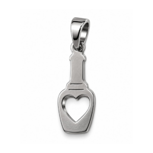 Dije Esmalte c/Corazón de Acero Quirúrgico